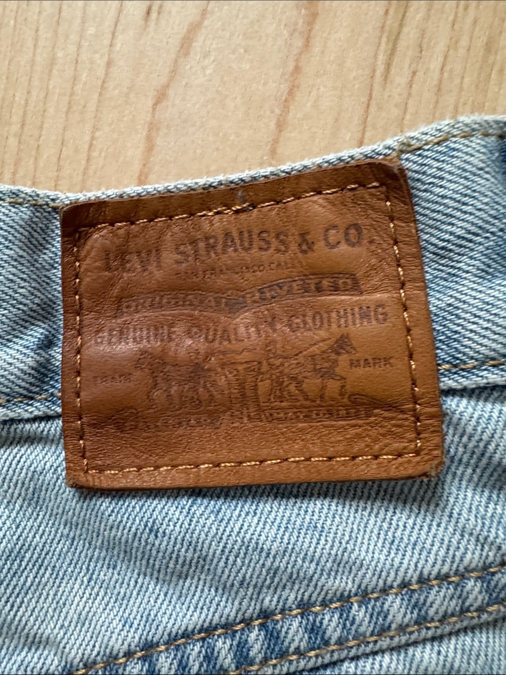 Levi's Premium High Rise Shorts size 28 - Picture 4 of 10